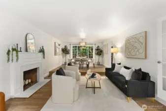 Formal Living and Dining Area