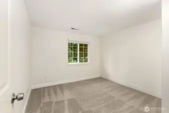 Bedroom 2 with brand new carpet
