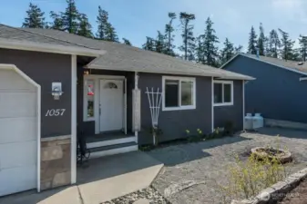 Exterior front entry of home