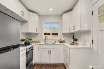 Cottage kitchen.