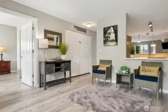Large foyer entrance.