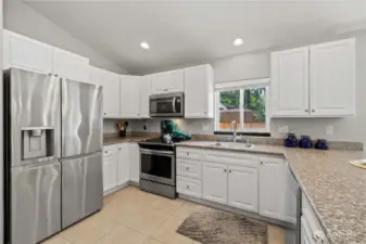 Kitchen with Appliances to Convey