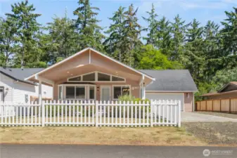 2 Car Garage, Driveway Parking, and RV Parking