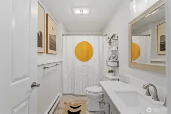Lower level full bath