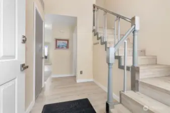 Warm and inviting entrance to this lovey home.