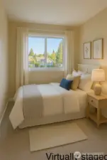 Second Bedroom, has its own 3/4 Bathroom!