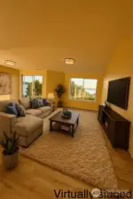 Lower floor, great area for a family room, or options are endless.