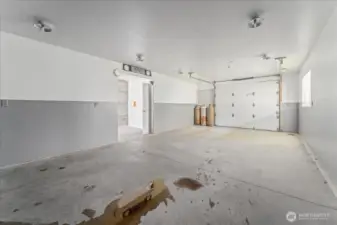Drive through garage.
