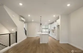 Kitchen/dining-not actual home. Model to demonstrate similar floor plans & features.