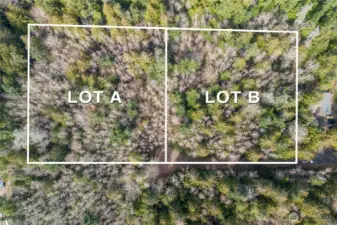 Lot B almost 2.5 acres