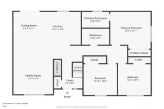 Upstairs Floor Plan