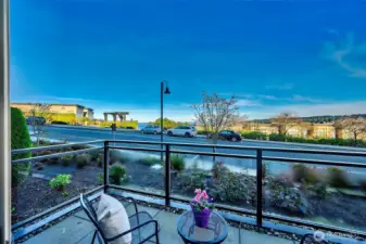 View patio will be a place to unwind at the end of the day.