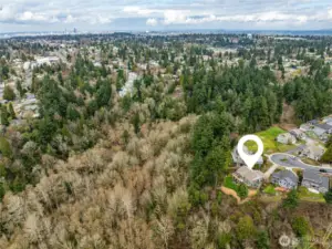 House backs to Salmon Creek Park - 88 acres of privacy buffer, trails and nature