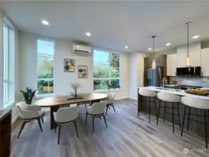 Photos are of model home with same finishes