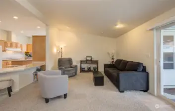 Family room. Great space to hang out and socialize!