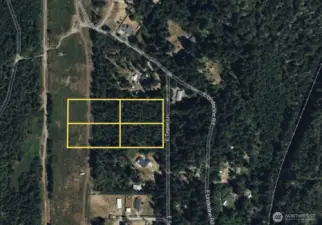Aerial *lot lines are approximated