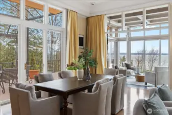 Formal Dining area opens  . . .