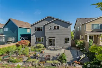 This yard is gorgeous and ready for you to enjoy this summer.