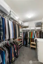 Plenty of room for everyone's clothes
