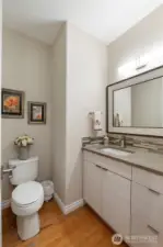 Remodeled half bath