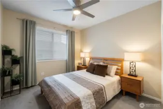 Third bedroom.  Room for a queen bed in both extra bedrooms