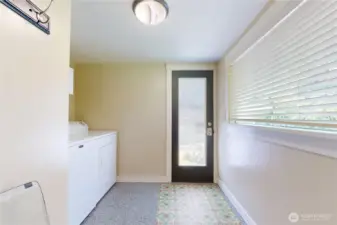 Large laundry entry from back