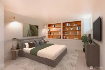 This space can function as Master Bedroom. Virtually Staged