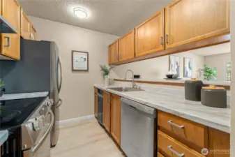 Open kitchen view
