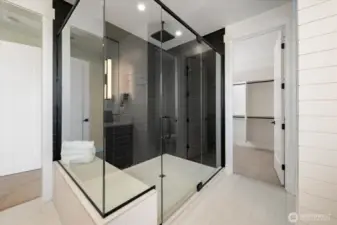 Walk in shower