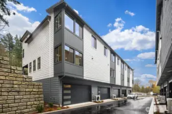 Rear view of units 61-65