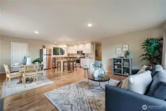 Open concept living space