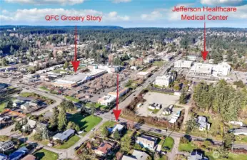 Close to the hospital, grocery store, and other amenities!