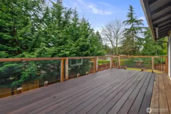 Deck off of the Dining Room & Kitchen