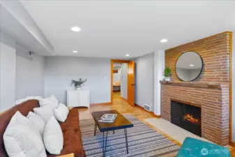 Lower level family room