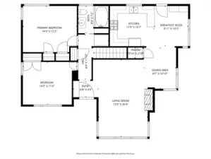 Main level floorplan