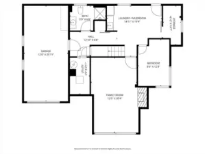 Lower level floorplan