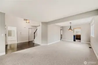 Living Room and Dining Room