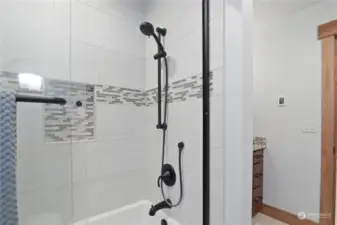 Upstairs shower