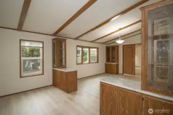 Living Room with Built In Storage