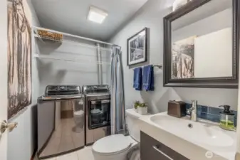 Laundry/bathroom (downstairs)
