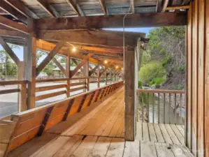 Originally a dairy, the 5,663 sq ft barn offers charm and storage