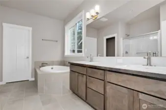 5 piece primary bathroom