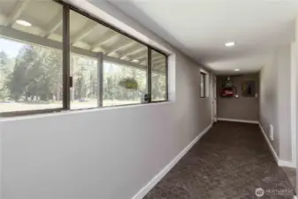 Separate Entrance into Basement of Main Home