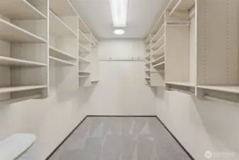 Large walk-in closet off the primary BR.