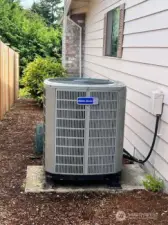 Heat Pump provides A/C!
