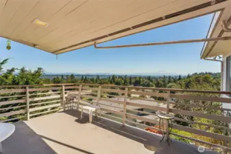 Looking southeast from the deck.