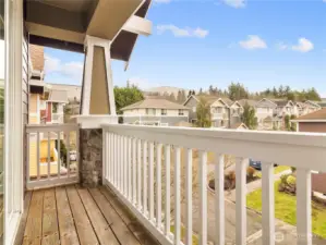 Enjoy your private balcony off the primary bedroom