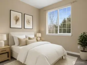 Bedroom #2   *virtually staged*