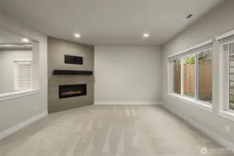 Lots of windows for natural light.