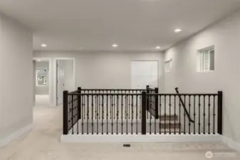 Loft perfect for gym, play area, office flex space.